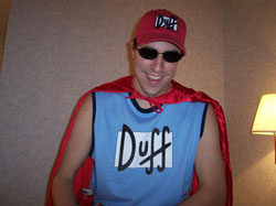 Halloween 2006 - DuffMan  Halloween costumes for work, Duffman